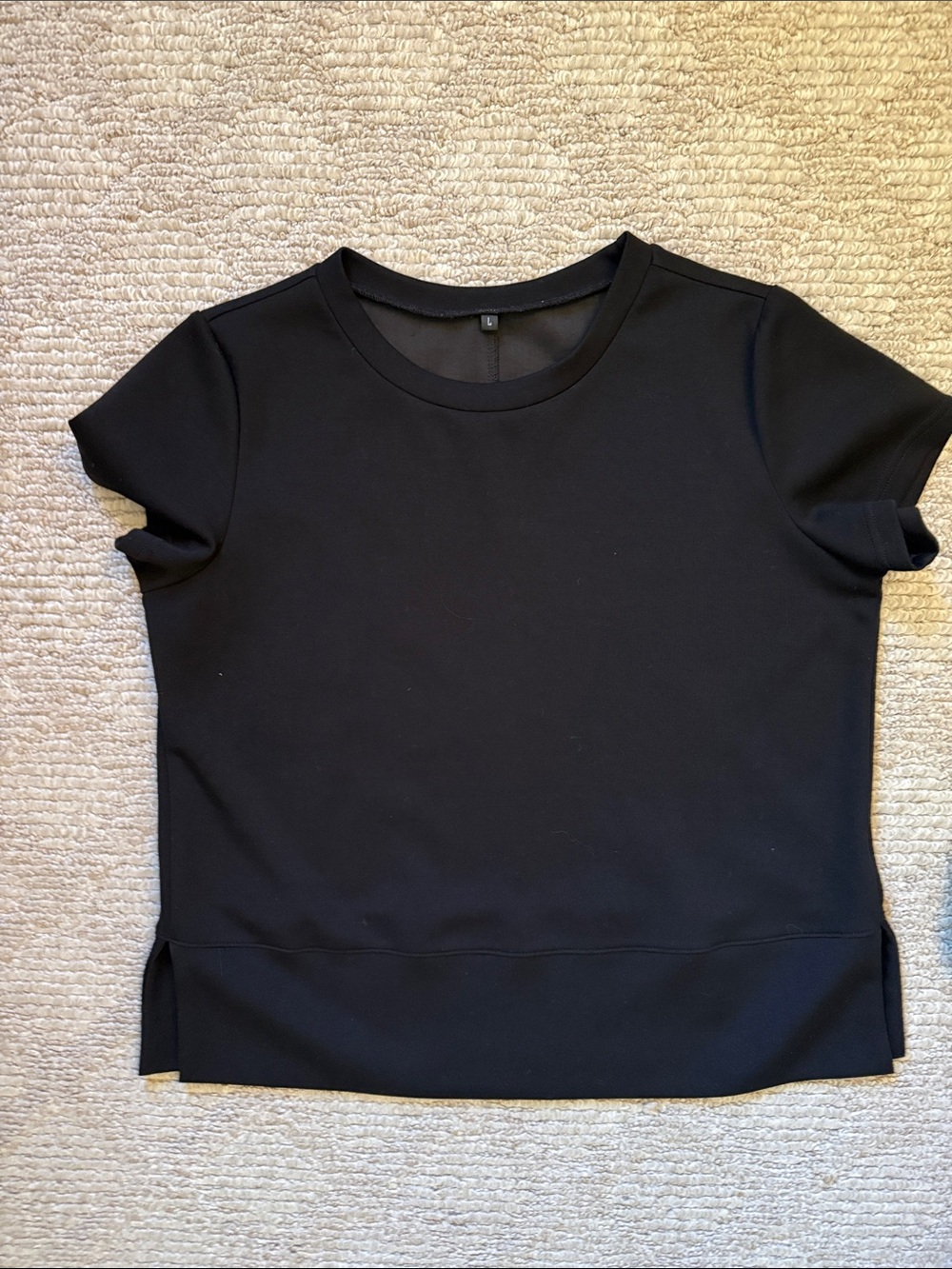 Wide Leg Women's Pants & Top Set in Black - Picture 3 of 11